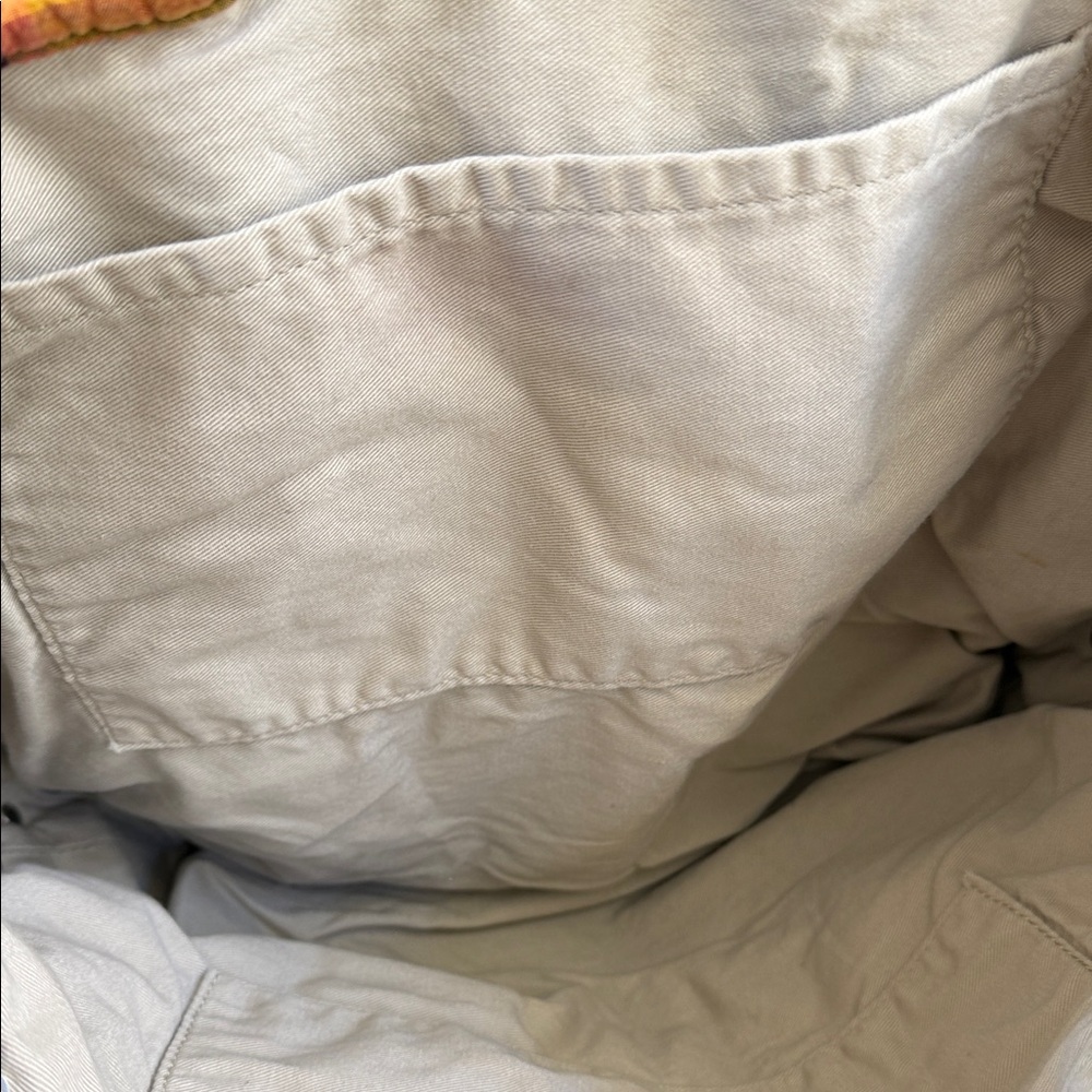 J. Crew Multicolor Madras Patchwork Tote with Nav… - image 5